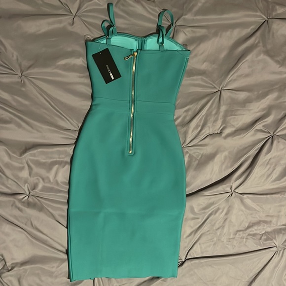 NEW Bandage Mint Dress - Picture 5 of 5
